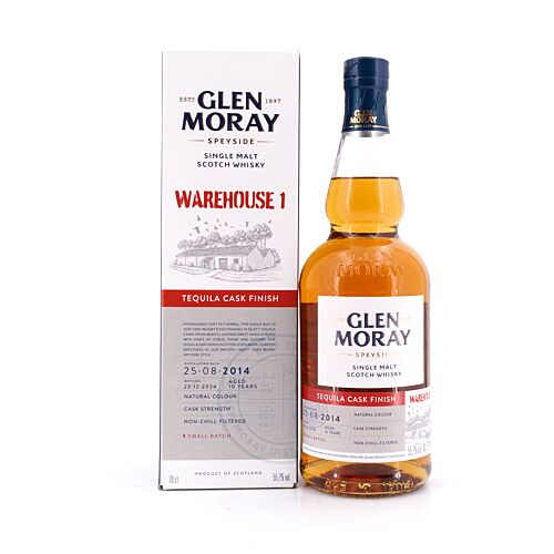 Glen Moray Warehouse 1 2014 Tequila Cask Finish Cask Strength 0,70 Liter/ 55.2% vol Produktbild