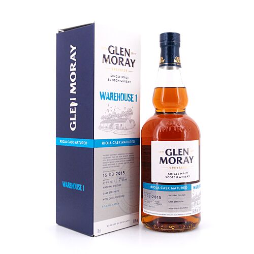 Glen Moray Warehouse 1 2015 Rioja Cask Matured  0,70 Liter/ 59.8% vol Produktbild