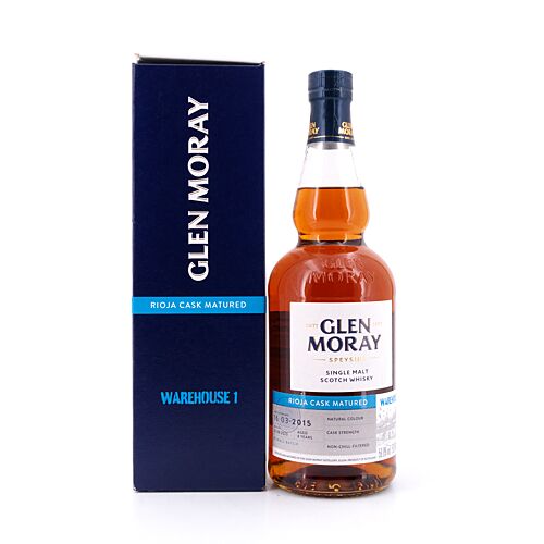 Glen Moray Warehouse 1 2015 Rioja Cask Matured  0,70 Liter/ 59.8% vol Produktbild