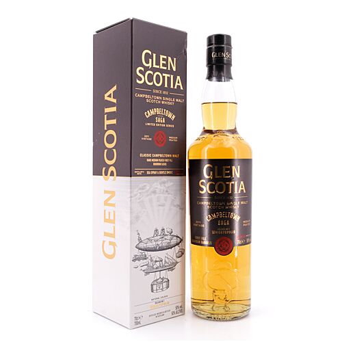 Glen Scotia Campbeltown Saga No. 1 Whiskyopolis Vintage 2011 Medium Peated 0,70 Liter/ 50.0% vol Produktbild