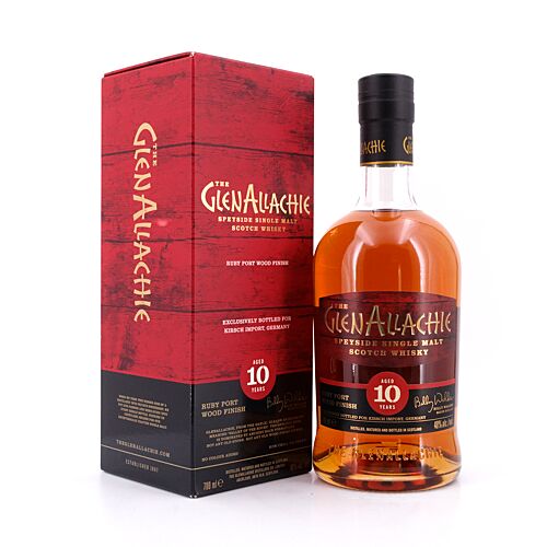 GlenAllachie 10 Jahre Ruby Port Wood Finish Germany Exclusive 0,70 Liter/ 48.0% vol Produktbild