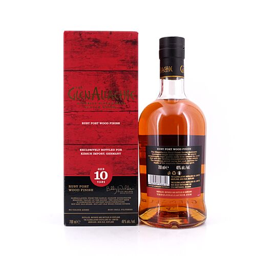 GlenAllachie 10 Jahre Ruby Port Wood Finish Germany Exclusive 0,70 Liter/ 48.0% vol Produktbild
