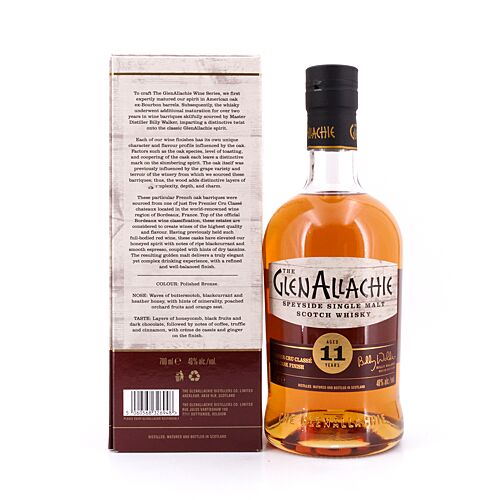 GlenAllachie 11 Jahre Premier Cru Classé Wine Finish  0,70 Liter/ 48.0% vol Produktbild