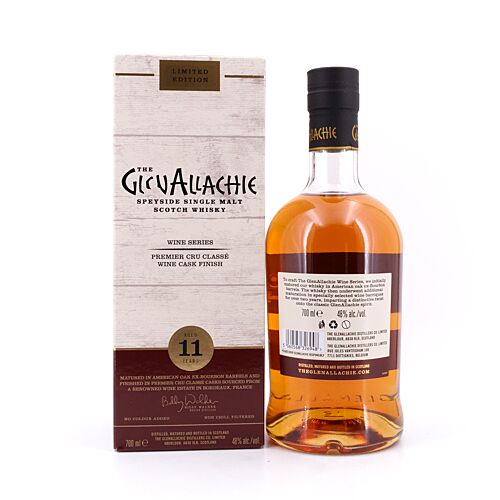 GlenAllachie 11 Jahre Premier Cru Classé Wine Finish  0,70 Liter/ 48.0% vol Produktbild