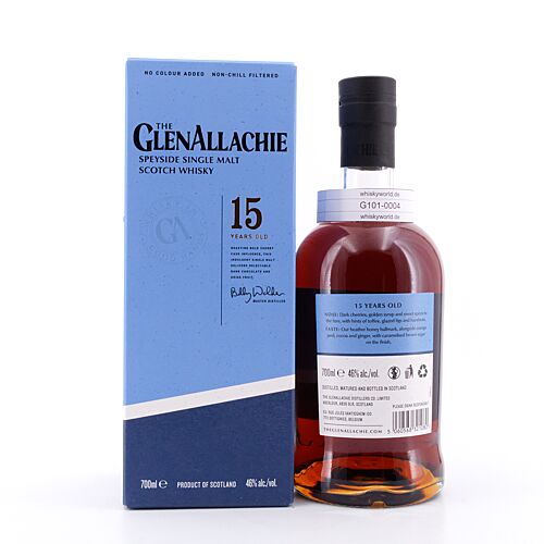 GlenAllachie 15 Jahre  0,70 Liter/ 46.0% vol Produktbild
