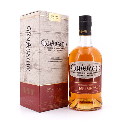 GlenAllachie 9 Jahre Wine Cask Cuvee 2012 / 2022 0,70 Liter/ 48.0% vol Produktbild