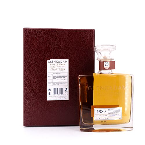 Glencadam Jahrgang 1989 Single Cask 28 Jahre Cask 7455  0,70 Liter/ 56.8% vol Produktbild