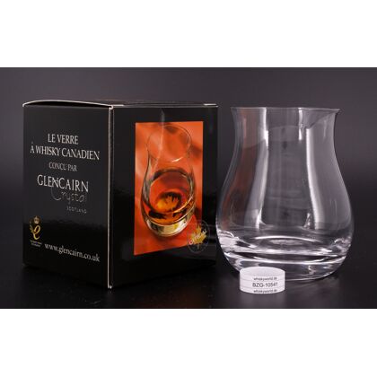 Glencairn Canadian Whisky-Glas mit Ahornblatt im Glasboden 1 Stück