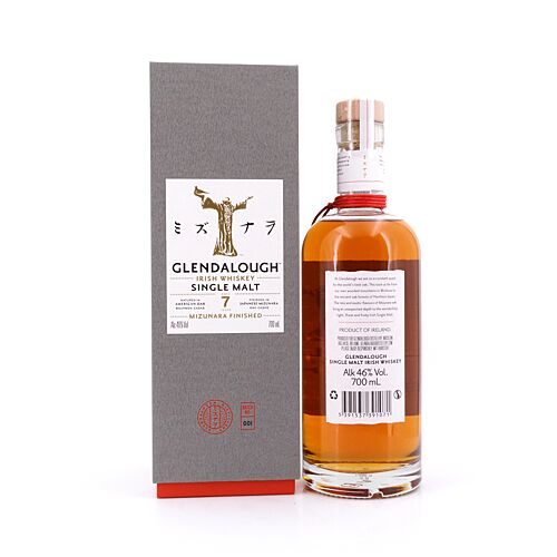 Glendalough 7 Jahre Single Malt Mizunara Oak Cask Finish  0,70 Liter/ 46.0% vol Produktbild