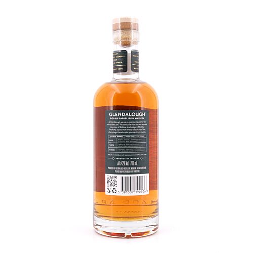 Glendalough Double Barrel Irish Whiskey  0,70 Liter/ 42.0% vol Produktbild