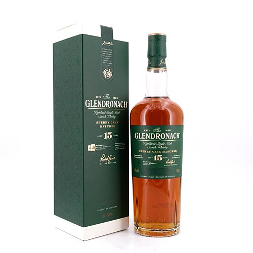Glendronach 15 Jahre Revival Oloroso Sherry Cask and Petro Ximénz Casks 0,70 Liter/ 46.0% vol Produktbild