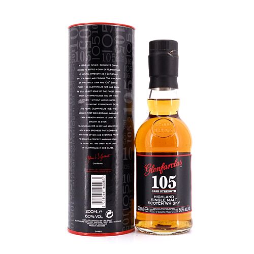Glenfarclas 105 Cask strength Midi 0,20 Liter/ 60.0% vol Produktbild