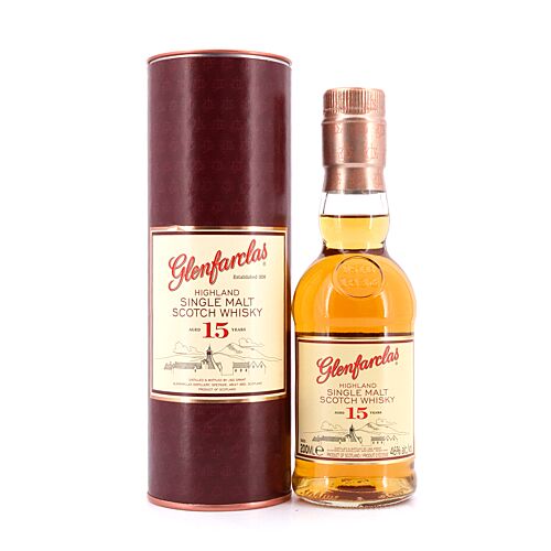 Glenfarclas 15 Jahre Midi 0,20 Liter/ 46.0% vol Produktbild