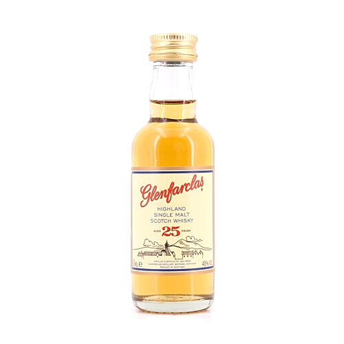Glenfarclas 25 Jahre Miniatur 0,050 Liter/ 43.0% vol Produktbild