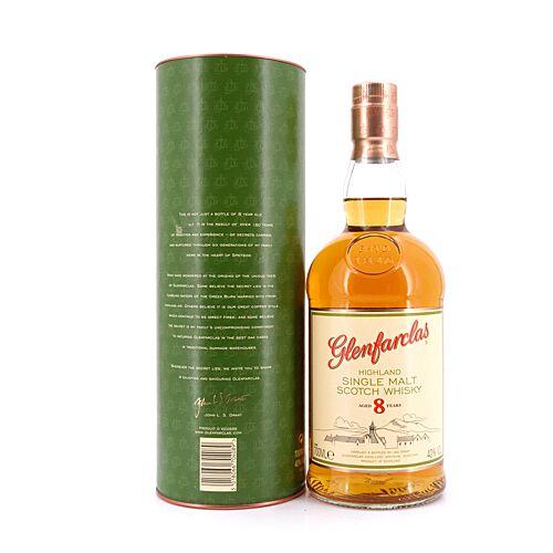 Glenfarclas 8 Jahre  0,70 Liter/ 40.0% vol Produktbild