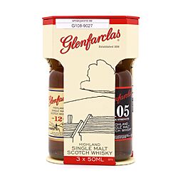 Glenfarclas Tasting Pack I / 10 & 12 y.o. & 105 je 0,05 Miniaturen Produktbild