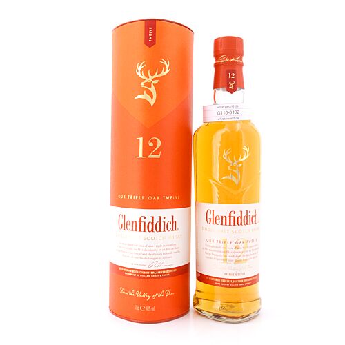 Glenfiddich 12 Jahre Triple Oak Twelve  0,70 Liter/ 40.0% vol Produktbild