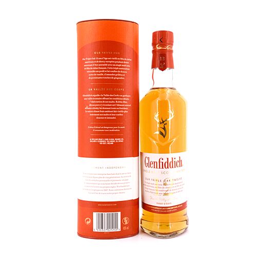 Glenfiddich 12 Jahre Triple Oak Twelve  0,70 Liter/ 40.0% vol Produktbild