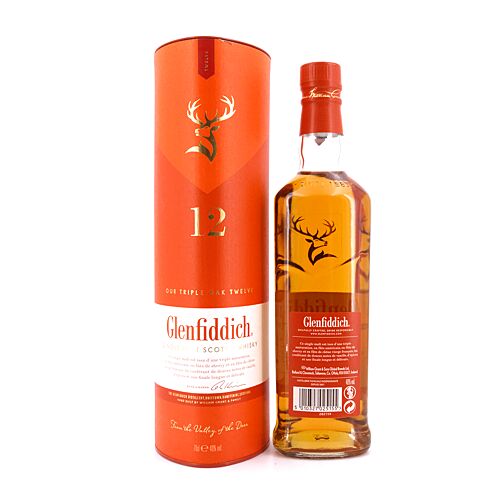 Glenfiddich 12 Jahre Triple Oak Twelve  0,70 Liter/ 40.0% vol Produktbild