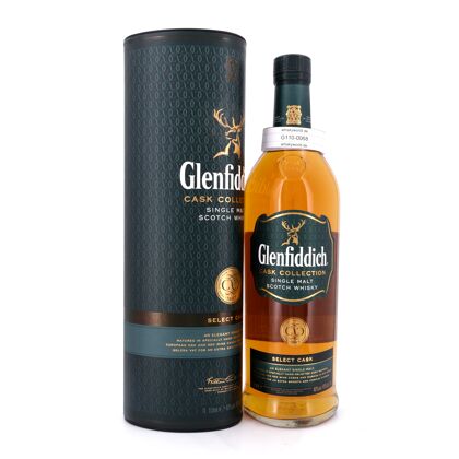 Glenfiddich Cask Collection Select Cask Literflasche 1 Liter/ 40.0% vol