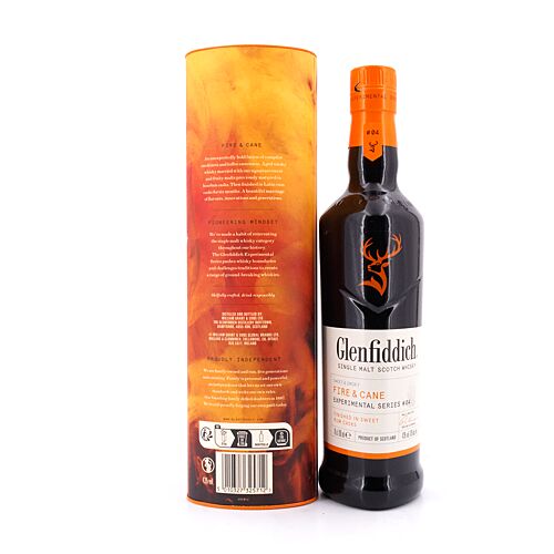 Glenfiddich Experimental Series #04 Fire & Cane  0,70 Liter/ 43.0% vol Produktbild