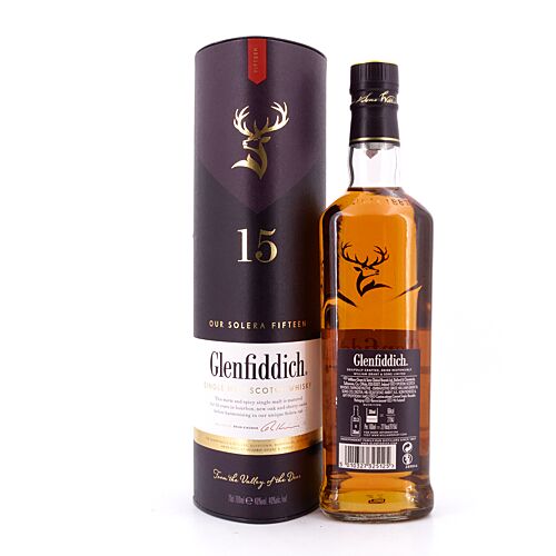 Glenfiddich Our Solera Fifteen 15 Jahre  0,70 Liter/ 40.0% vol Produktbild