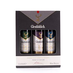 Glenfiddich Tasting Pack 12, 15 & 18 Jahre je 0,05l Produktbild