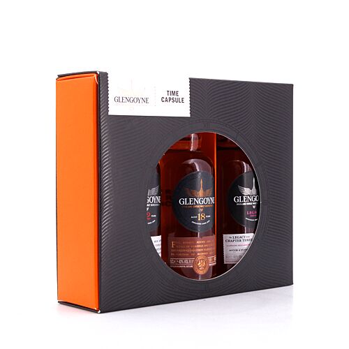 Glengoyne Time Capsule Miniatur-Set Legacy Chapter Three 48% , 12 & 18 Jahre 43% 0,150 Liter/ 44.7% vol Produktbild