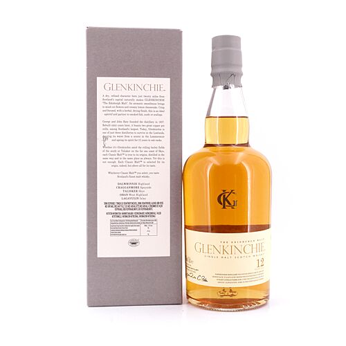 Glenkinchie 12 Jahre  0,70 Liter/ 43.0% vol Produktbild