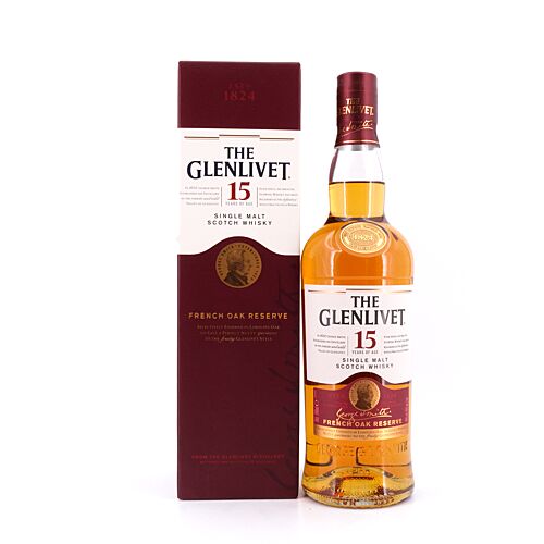 Glenlivet 15 Jahre French Oak Reserve  0,70 Liter/ 40.0% vol Produktbild