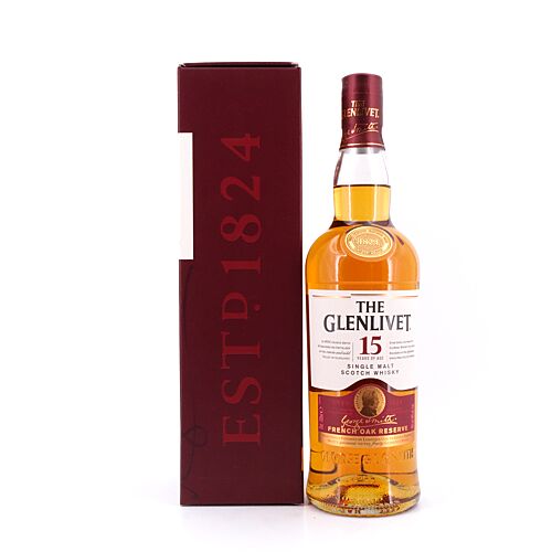 Glenlivet 15 Jahre French Oak Reserve  0,70 Liter/ 40.0% vol Produktbild