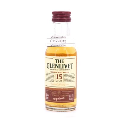 Glenlivet 15 Jahre Miniatur 0,050 Liter/ 40.0% vol