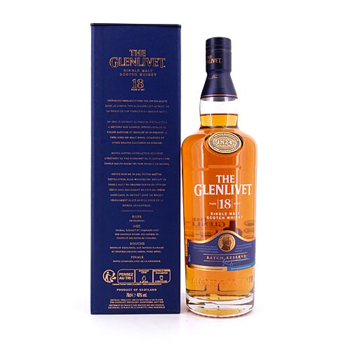 Glenlivet 18 Jahre Batch Reserve  0,70 Liter/ 40.0% vol Produktbild