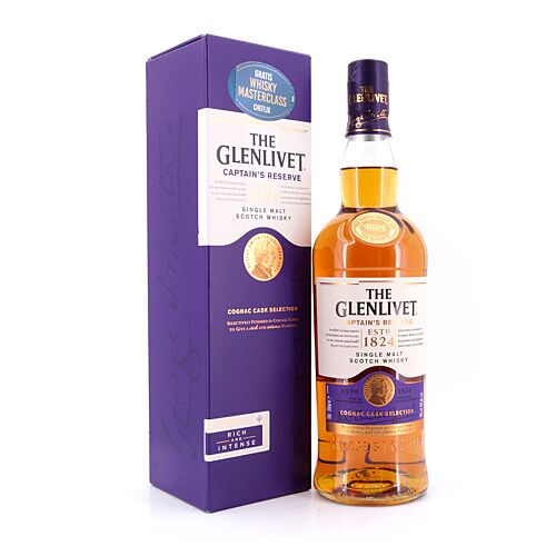Glenlivet Captain's Reserve Cognac Cask Finish  0,70 Liter/ 40.0% vol Produktbild
