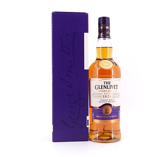 Glenlivet Captain's Reserve Cognac Cask Finish  0,70 Liter/ 40.0% vol Produktbild