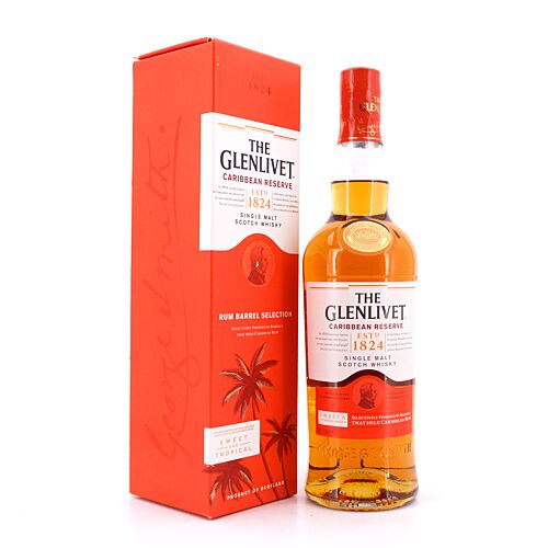 Glenlivet Caribbean Reserve  0,70 Liter/ 40.0% vol Produktbild