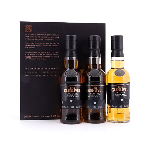 Glenlivet Spectra 3 x 0,20 Liter 0,60 Liter/ 40.0% vol Produktbild