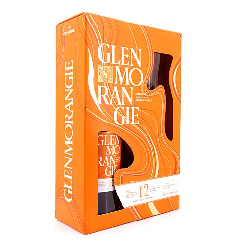 Glenmorangie The Original 12 Jahre Geschenkpackung mit 2 Stck Gläser 0,70 Liter/ 40.0% vol Produktbild