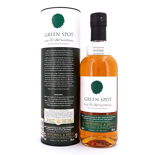 Green Spot Irish Whiskey  0,70 Liter/ 40.0% vol Produktbild
