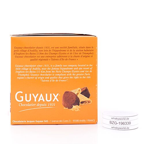 Guyaux Kakaokonfekt mit Crêpes Dentelles Stückchen  100 Gramm Produktbild