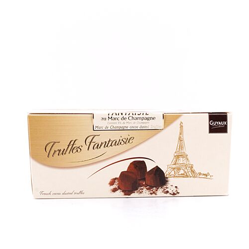 Guyaux Truffes Fantaisie au Marc de Champagne Kakaokonfekt mit 5% Marc de Champagne 250 Gramm/ 5.0% vol Produktbild