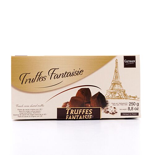 Guyaux Truffes Fantaisie au Whisky Kakaokonfekt mit 6% Whisky 250 Gramm/ 5.0% vol Produktbild