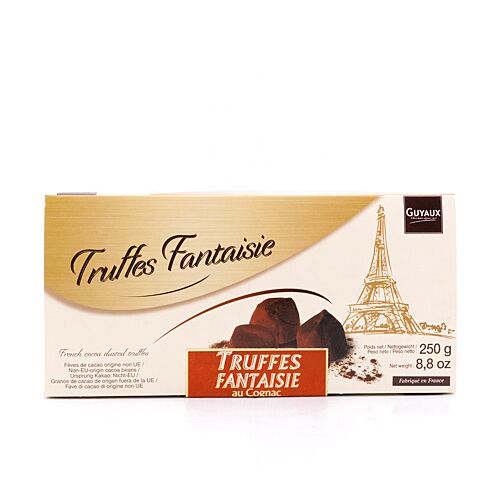 Guyaux Truffes Fantaisie Kakaokonfekt Cognac mit 5% Cognac 250 Gramm/ 5.0% vol Produktbild