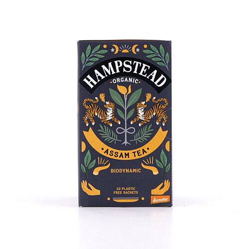 Hampstead Tea BIO Organic Assam Imperial 20 Teebeutel 40 Gramm Produktbild