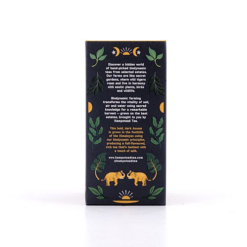 Hampstead Tea BIO Organic Assam Imperial 20 Teebeutel 40 Gramm Produktbild
