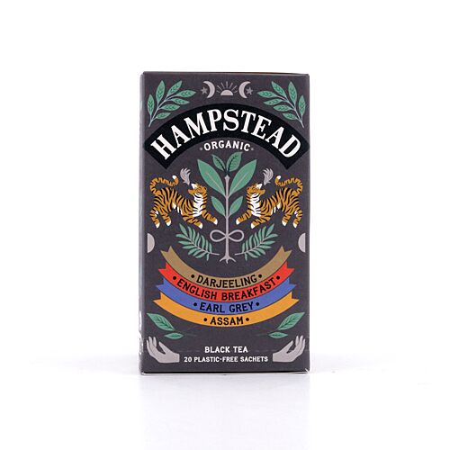 Hampstead Tea BIO Organic Black Tea Selection 20 Teebeutel 40 Gramm Produktbild