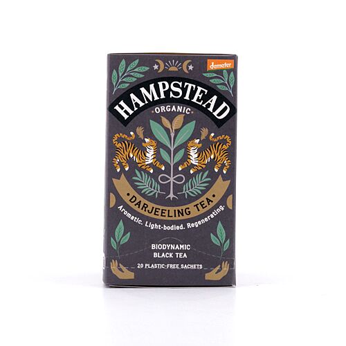 Hampstead Tea BIO Organic Darjeeling 20 Teebeutel 40 Gramm Produktbild