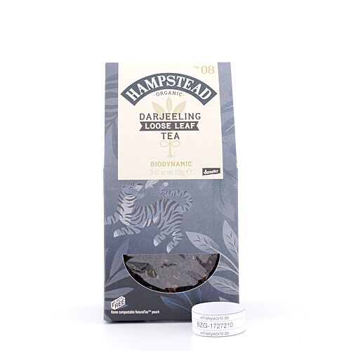 Hampstead Tea BIO Organic Darjeeling loser Tee 100 Gramm Produktbild