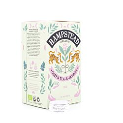 Hampstead Tea BIO Organic Green Tea & Jasmine 20 Teebeutel Produktbild