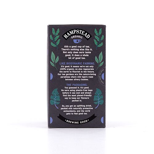 Hampstead Tea BIO Organic Earl Grey 20 Teebeutel 40 Gramm Produktbild